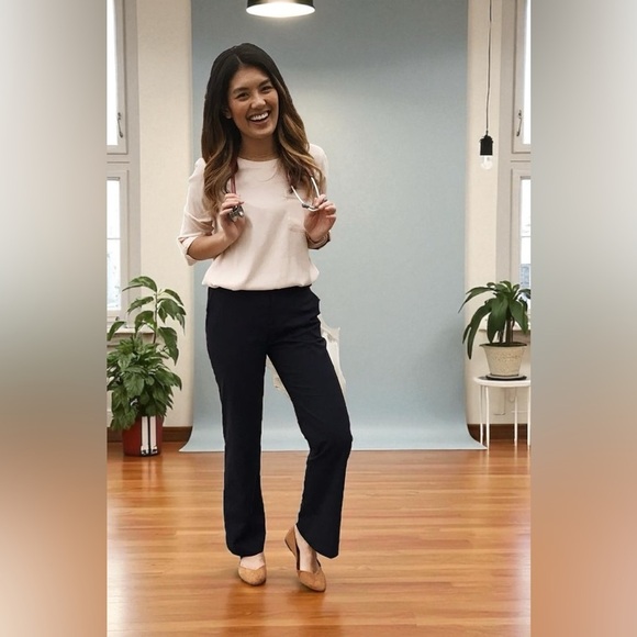 Quince Pants - Quince Ultra Stretch Ponte Bootcut Pants Sz S Black